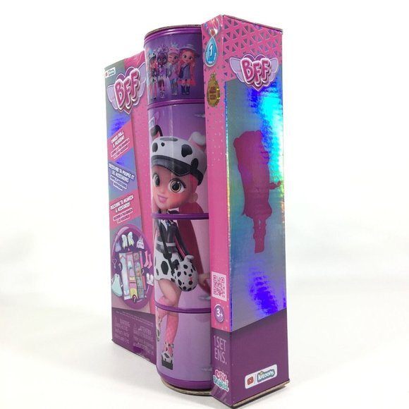 Cry Babies BFF Unbox Dotty Doll And Fashions Series 1 NEW - Picture 3 of 8